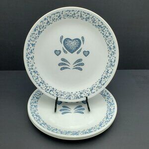 Corelle Blue Hearts Dinner Plates Corning White Plates Blue Heart Stencil Sponge